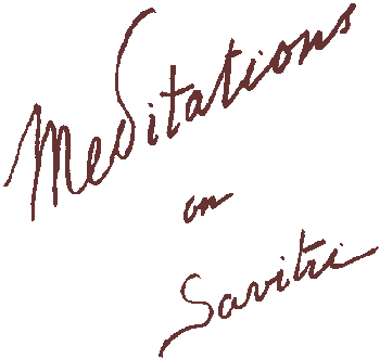 Meditations on Savitri